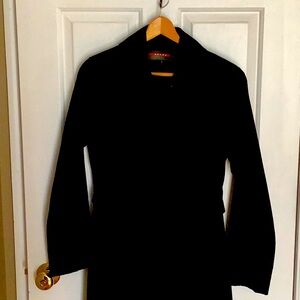 Prada Black Raincoat size large